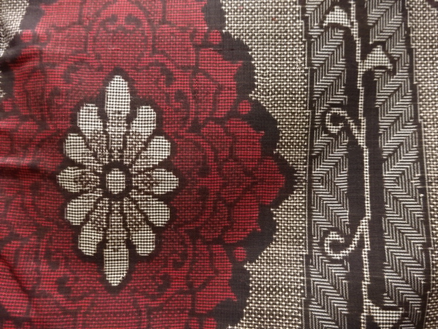 JAPANESE KIMONO / SILK / DORO OSHIMA TSUMUGI